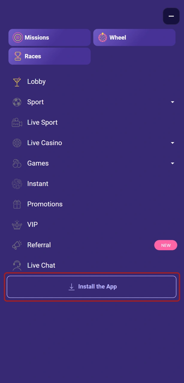 Download de officiële Igobet APK op je Android om direct te beginnen met wedden.