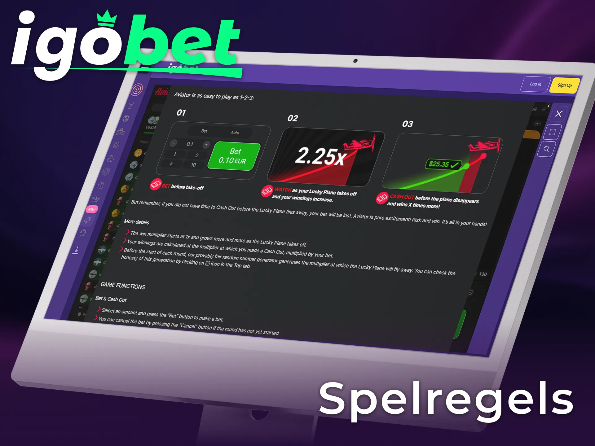 Leer de officiële spelregels van IgoBet Aviator voor een succesvolle start.
