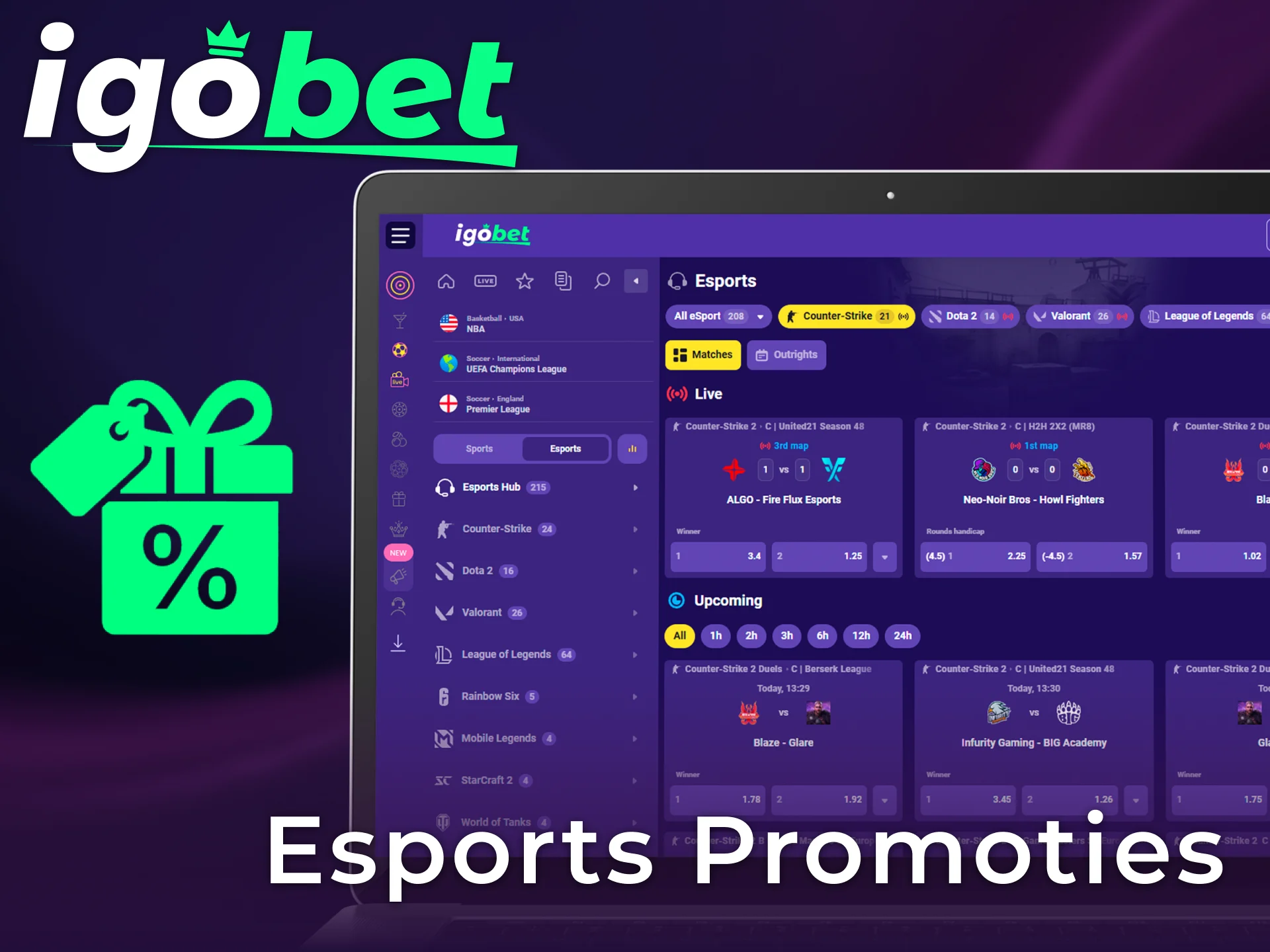 Ontdek speciale esports en cricket promoties binnen het Igobet bonussen overzicht.