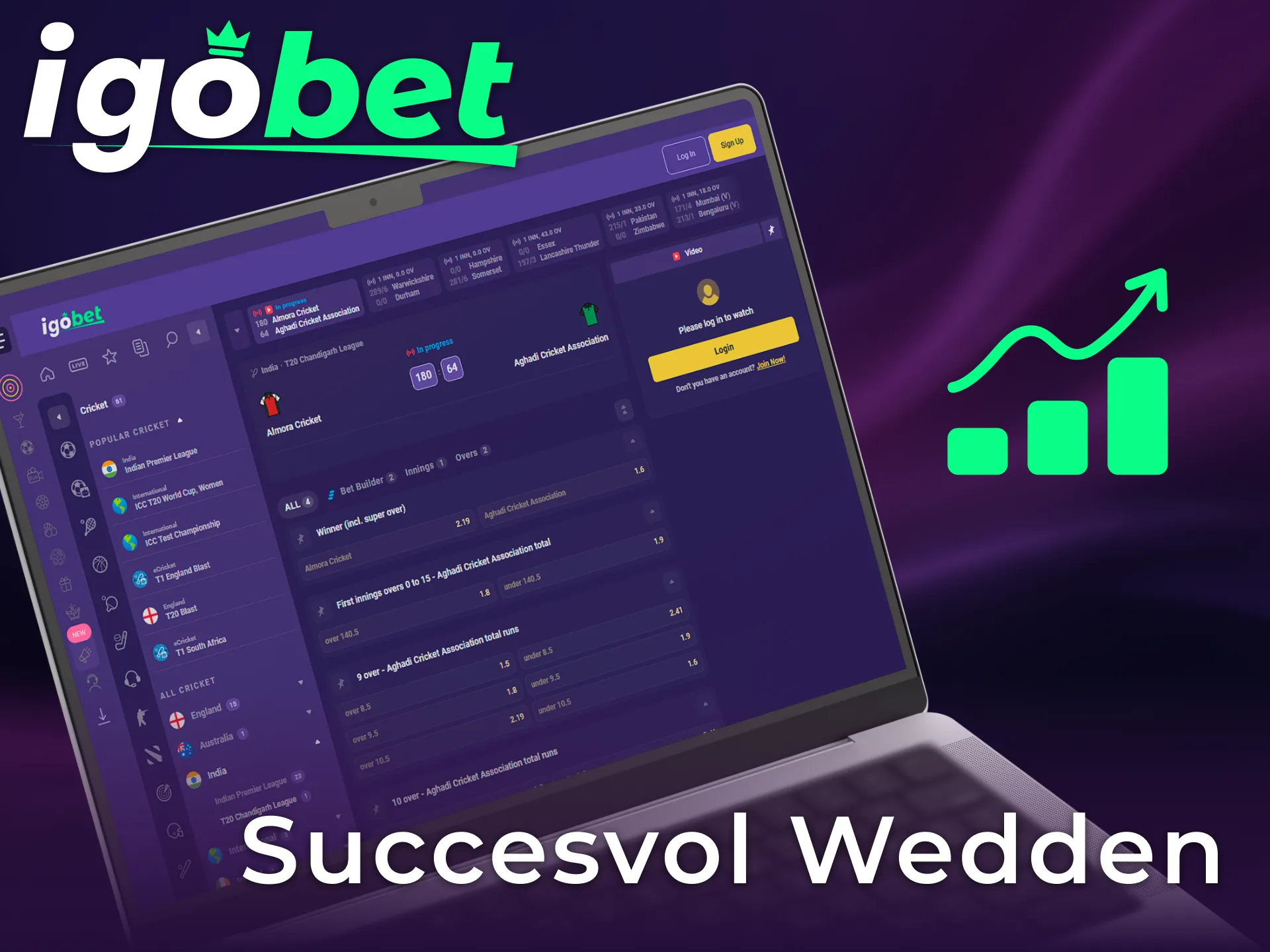 Gebruik deze handige tips voor succesvolle cricket weddenschappen op het officiële IgoBet platform.