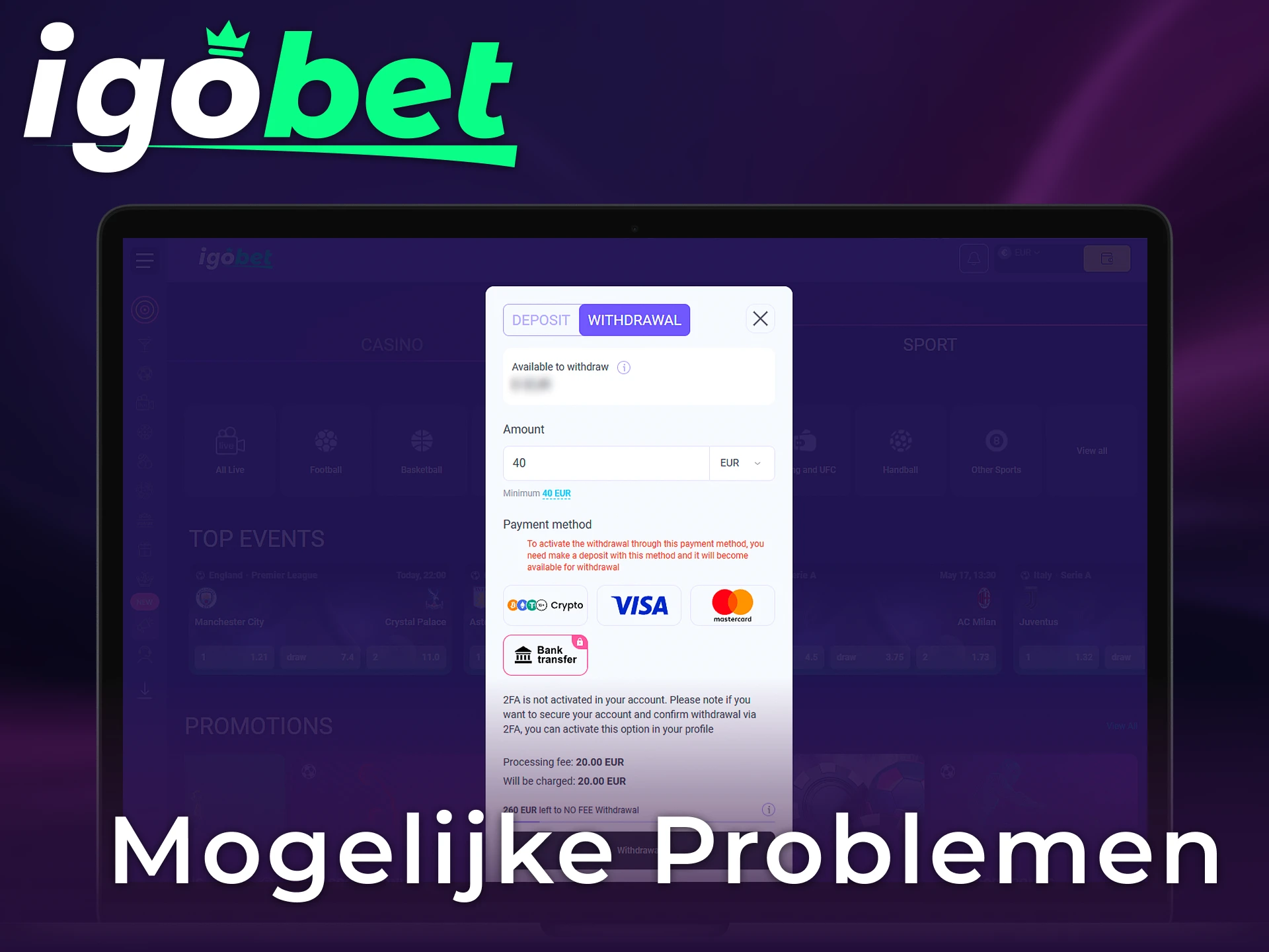 Los mogelijke problemen bij IgoBet opnames snel op met deze handige tips.