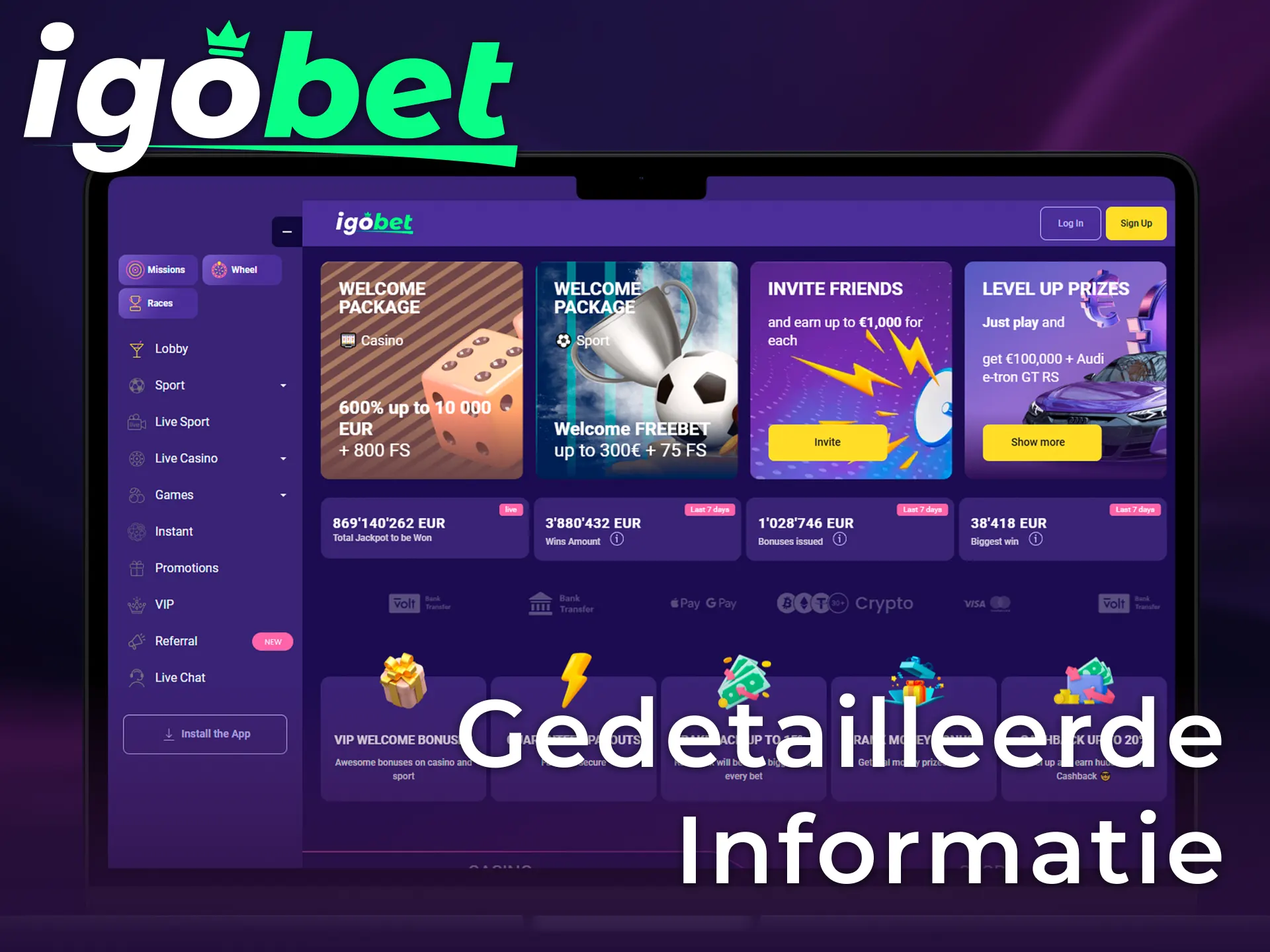 Lees gedetailleerde informatie over IgoBet en onze missie in de gokindustrie.
