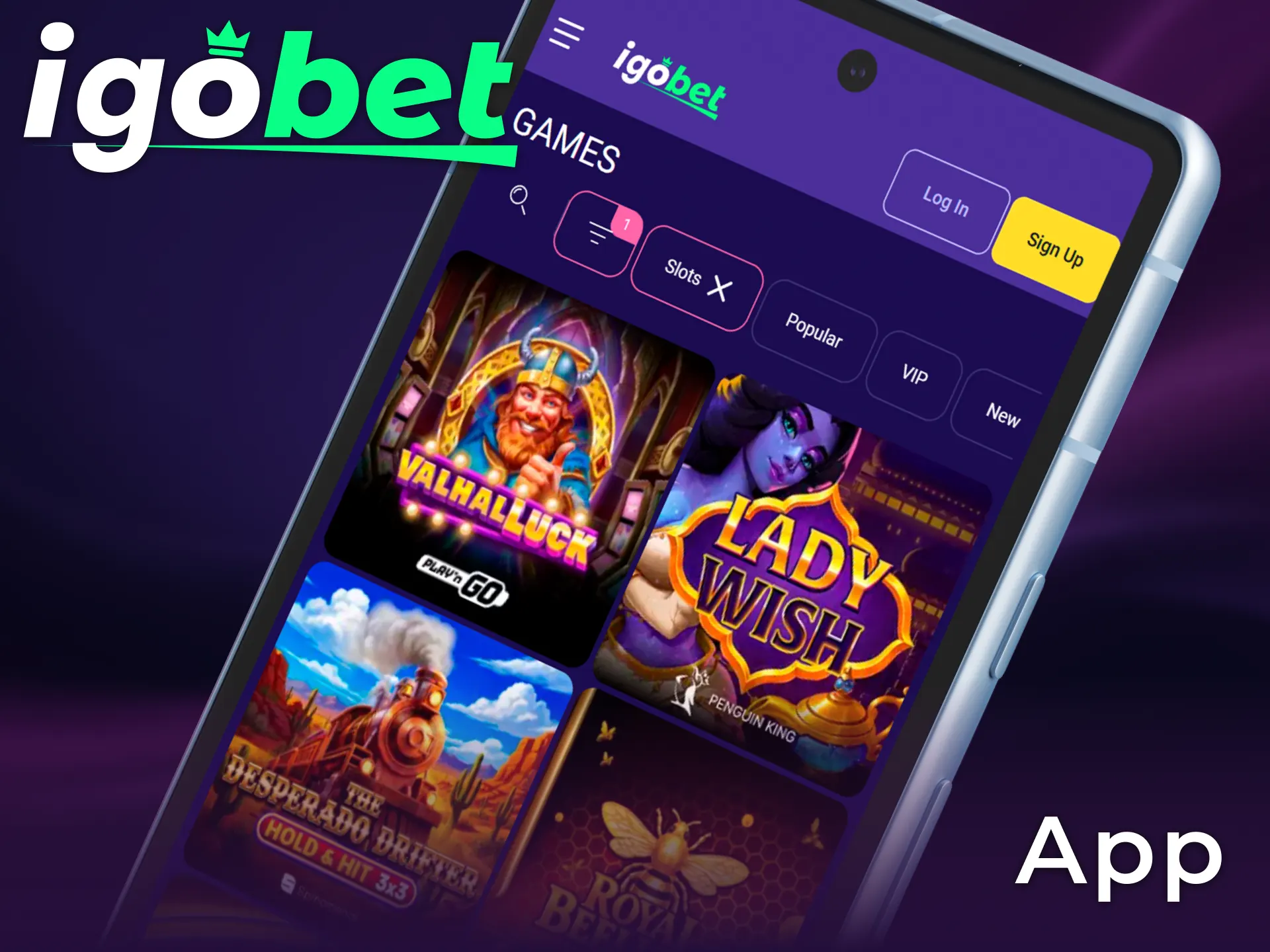 Download de IgoBet mobiele App en speel je favoriete Slots waar je ook bent.