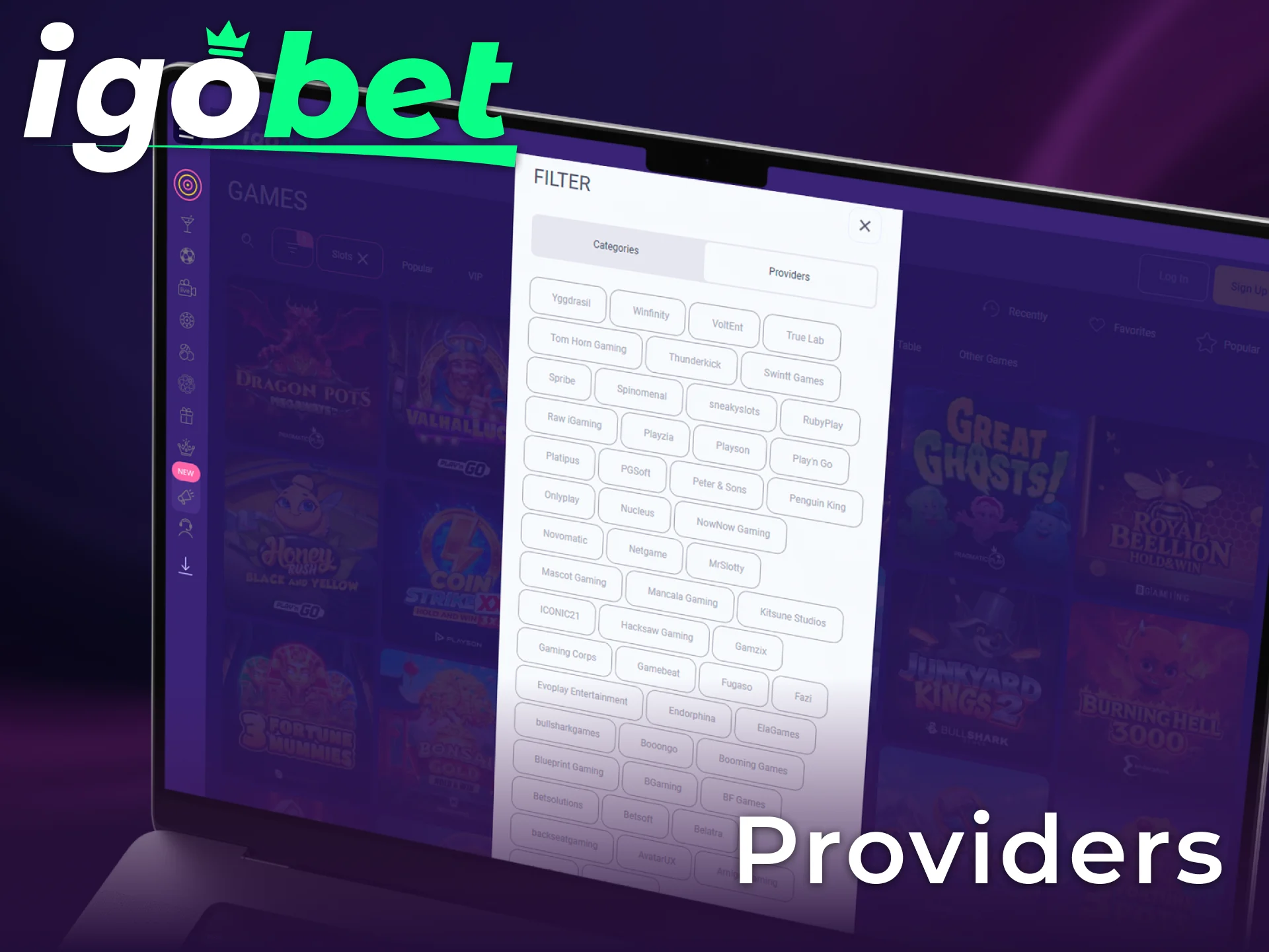 Bekijk de beste IgoBet Slots Providers voor een hoogwaardige spelervaring in Nederland.
