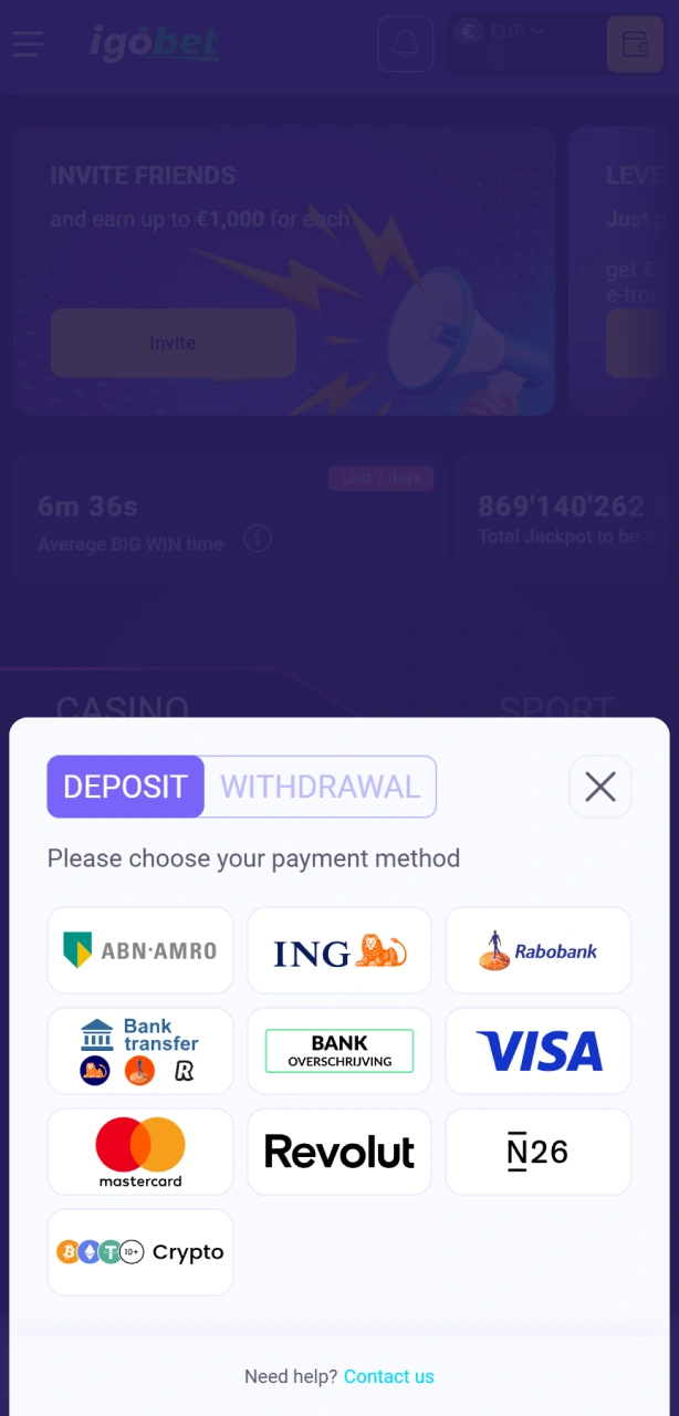 Stort veilig geld om te beginnen met inzetten op Igobet voetbal wedstrijden.