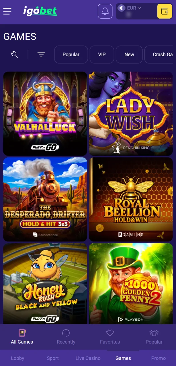 Begin met spelen en win grote prijzen dankzij de Igobet welkomstbonus.