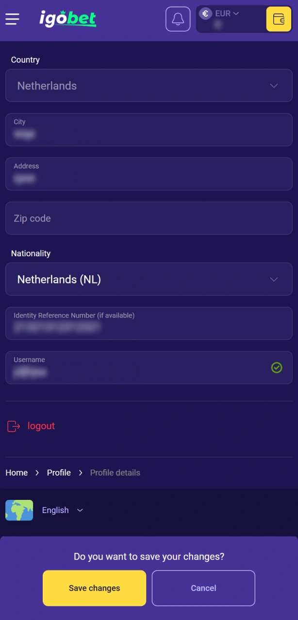 Verifieer je identiteit voor de officiële welkomstbonus registratie bij Igobet.